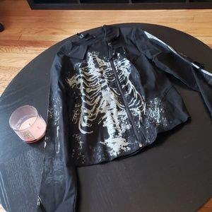 Lip Service Skeleton Corset Jacket